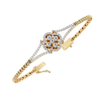 Round Diamond Chain Bracelet