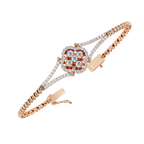 Round Diamond Chain Bracelet