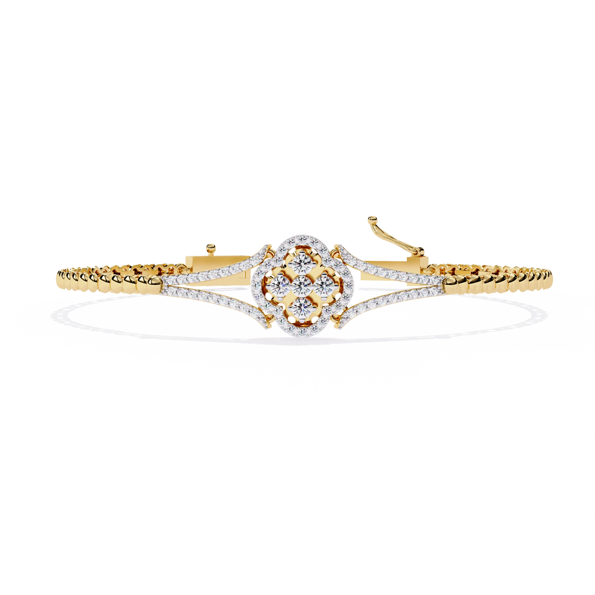 Round Diamond Chain Bracelet