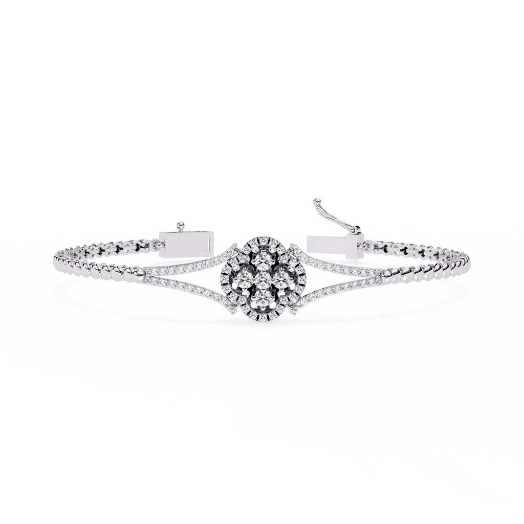 Round Diamond Chain Bracelet