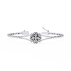 Round Diamond Chain Bracelet