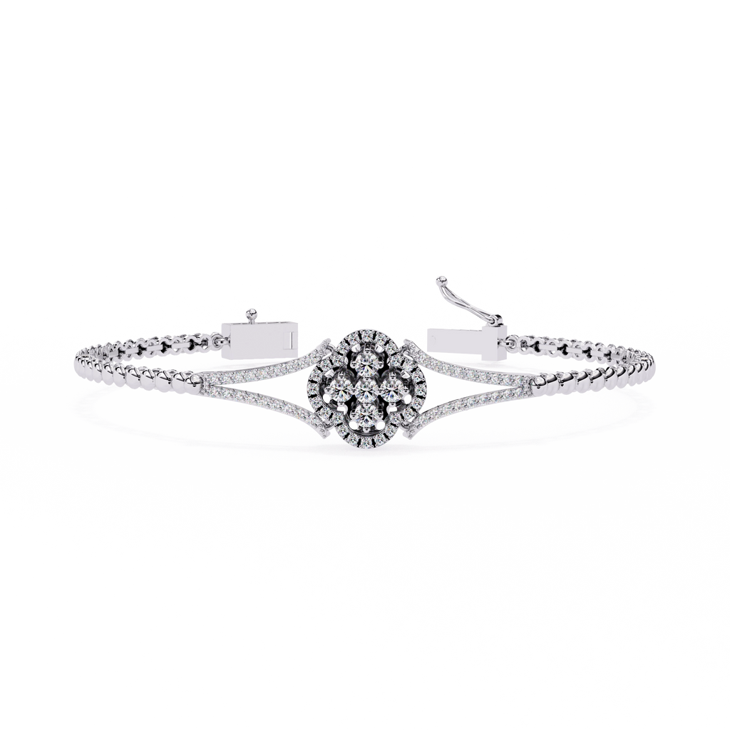 Round Diamond Chain Bracelet