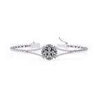 Round Diamond Chain Bracelet