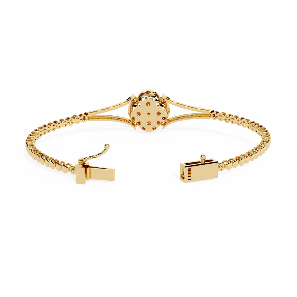 Round Diamond Chain Bracelet