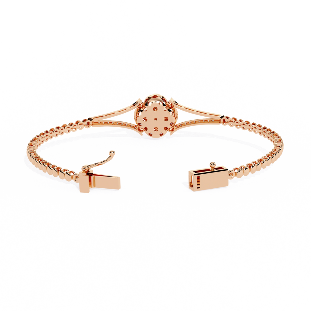 Round Diamond Chain Bracelet