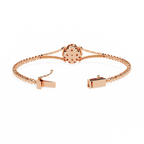 Round Diamond Chain Bracelet