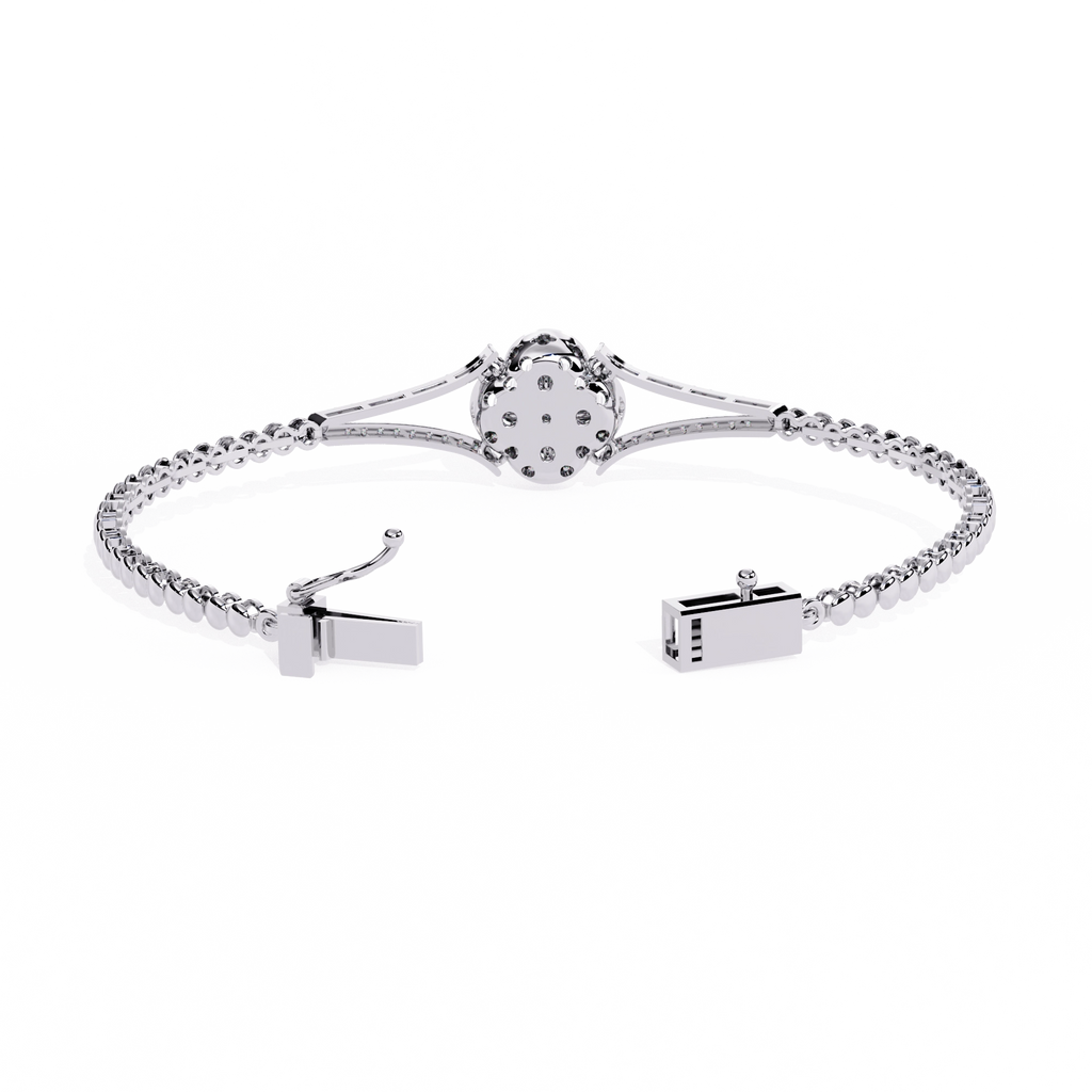 Round Diamond Chain Bracelet