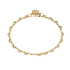 Minimal Floral Diamond Bracelet