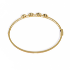 Open Diamond Bangle Bracelet