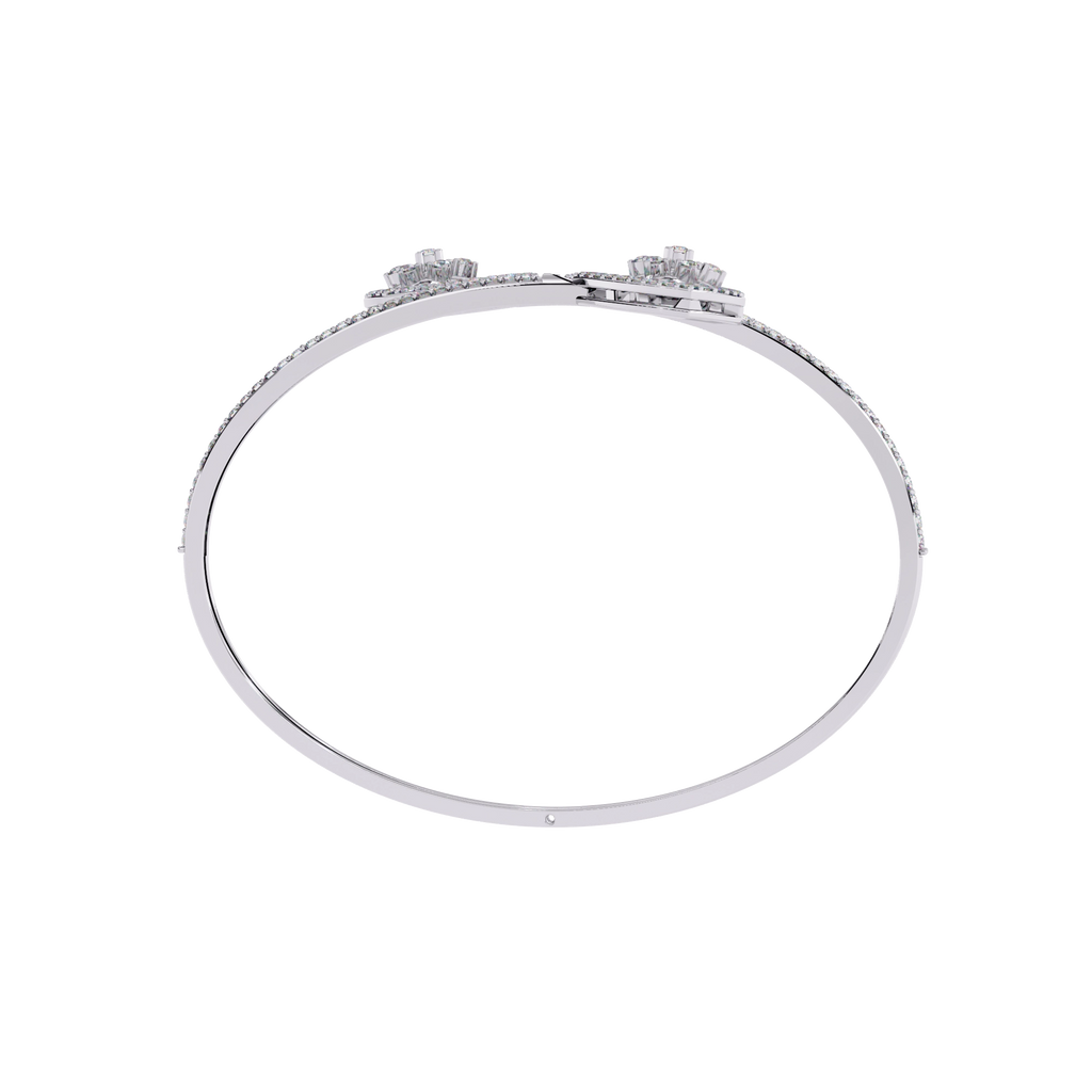Double Heart Diamond Bracelet