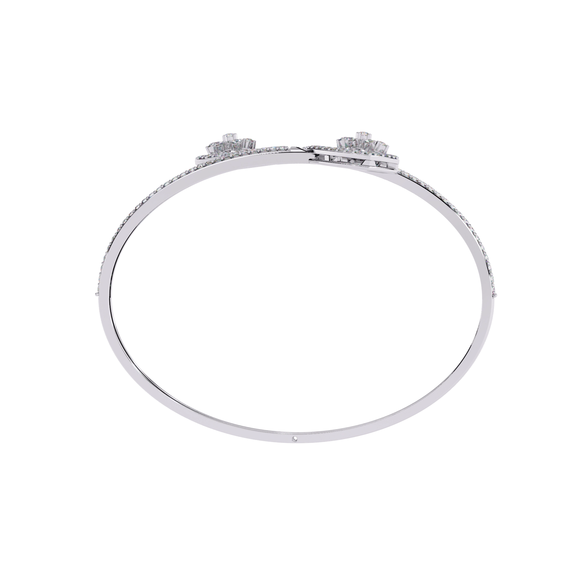 Double Heart Diamond Bracelet