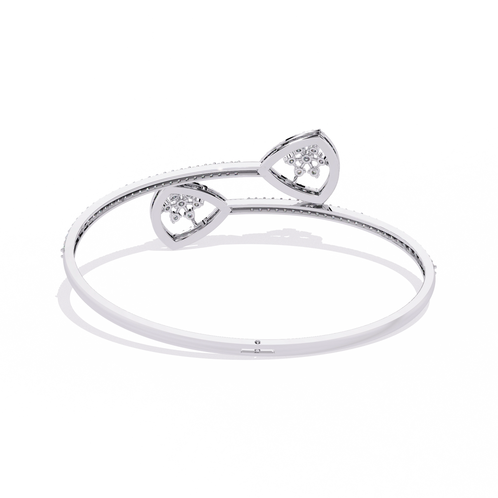 Double Heart Diamond Bracelet