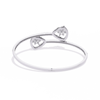 Double Heart Diamond Bracelet