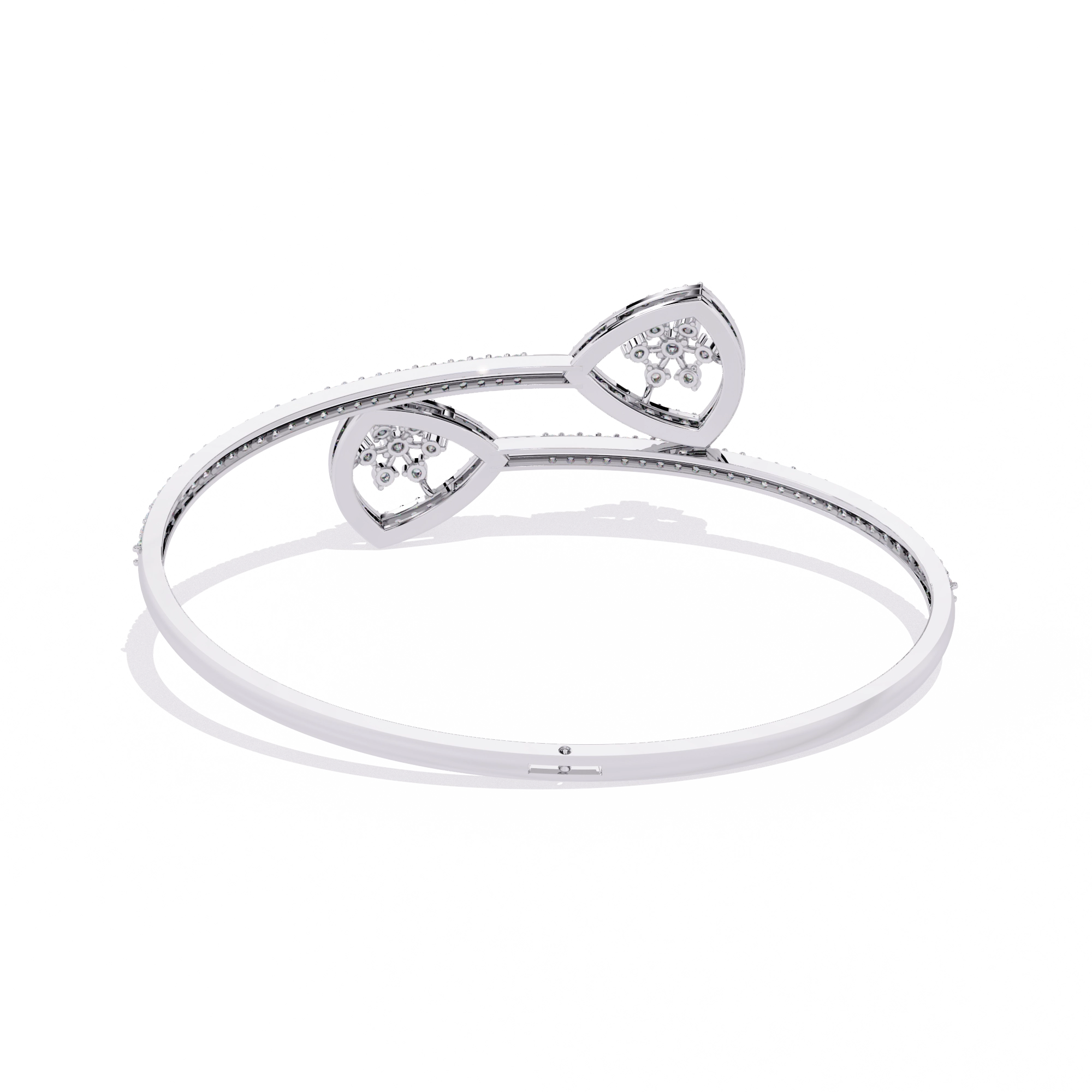 Double Heart Diamond Bracelet