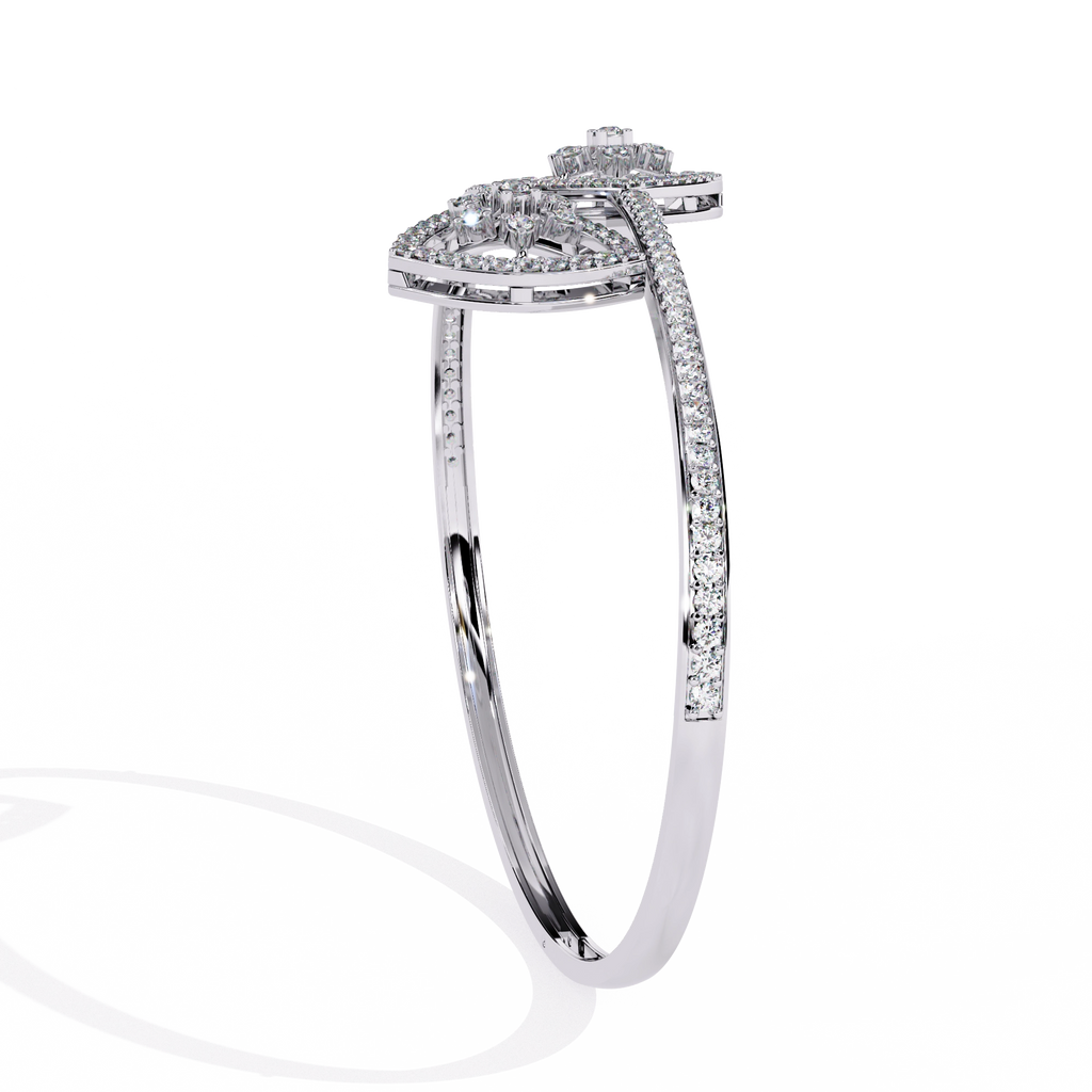 Double Heart Diamond Bracelet