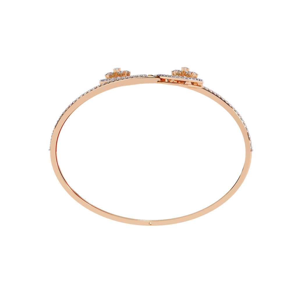 Double Heart Diamond Bracelet