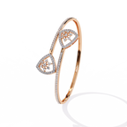 Double Heart Diamond Bracelet