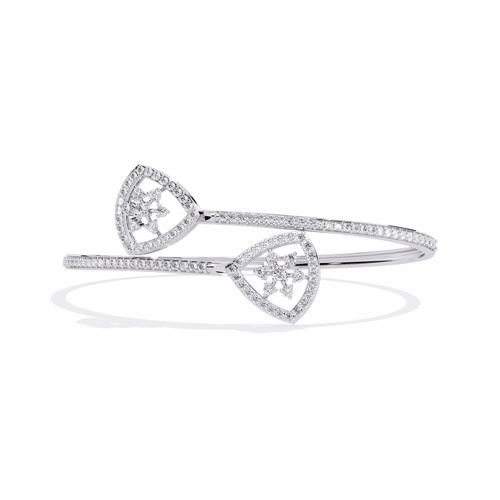 Double Heart Diamond Bracelet