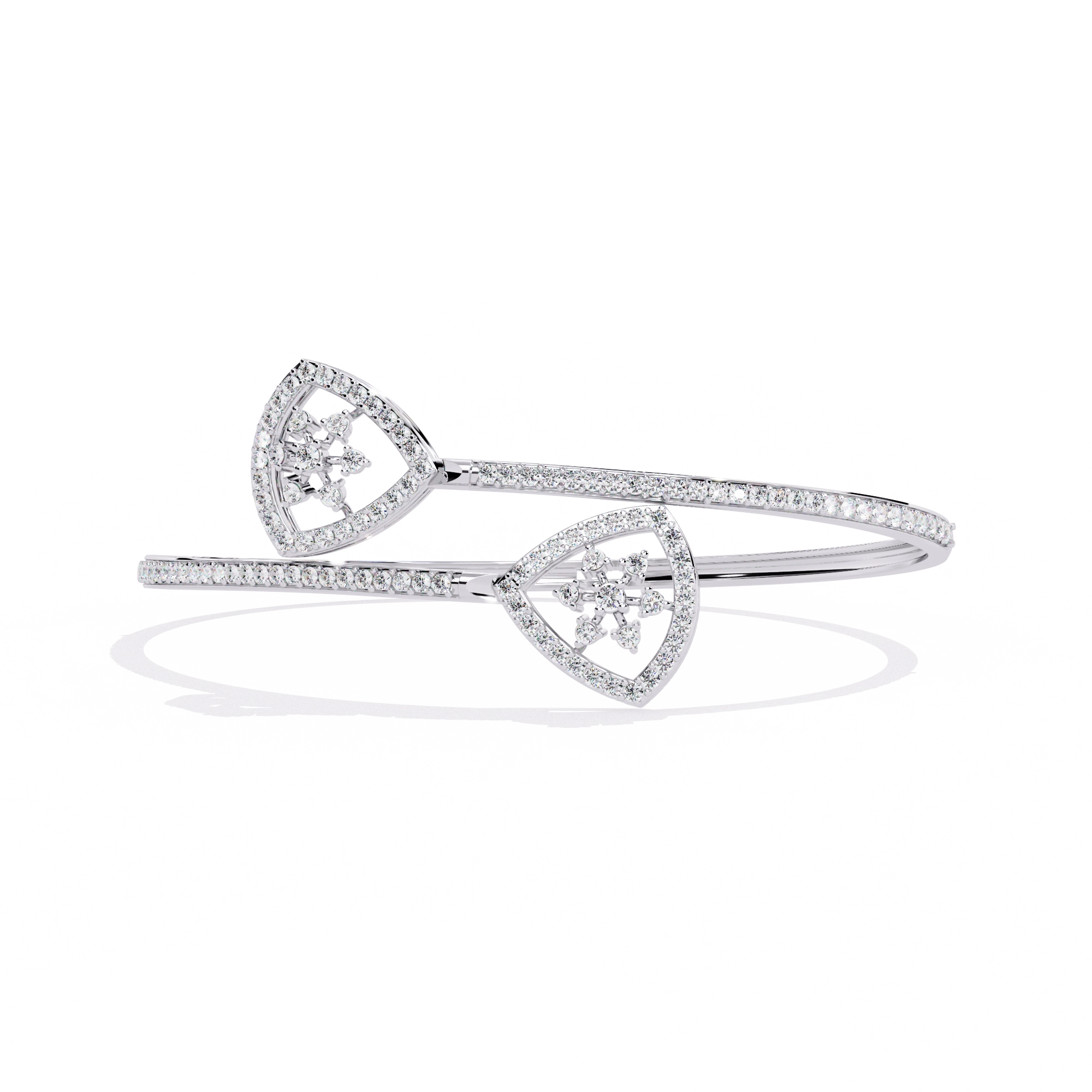 Double Heart Diamond Bracelet