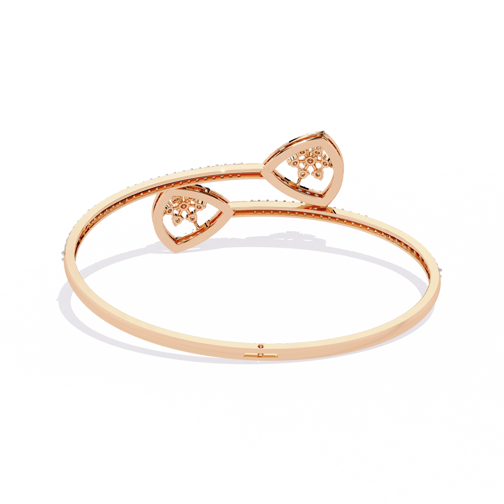 Double Heart Diamond Bracelet