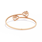 Double Heart Diamond Bracelet