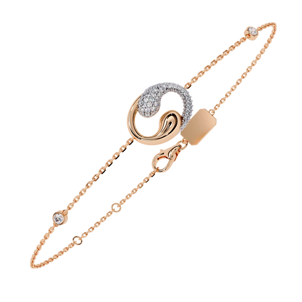 Drop Chain Diamond Bracelet