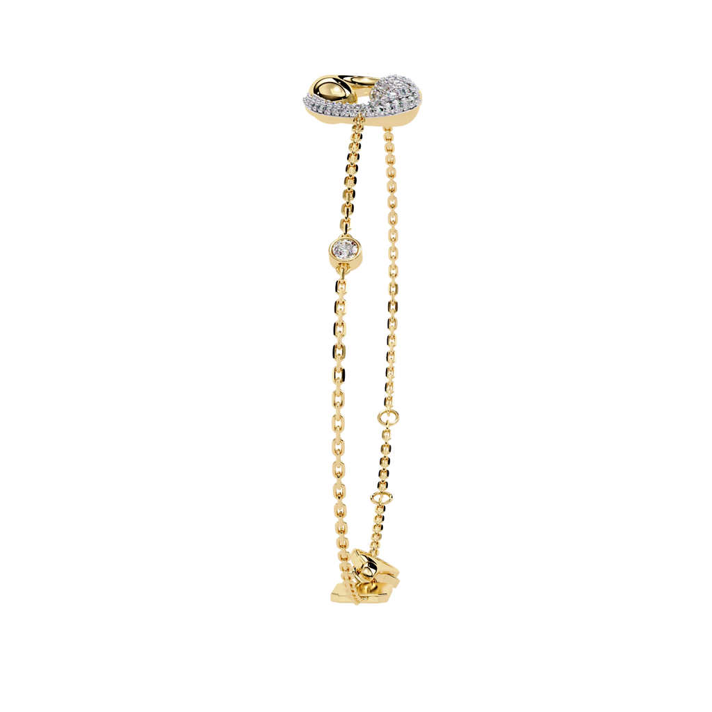 Drop Chain Diamond Bracelet