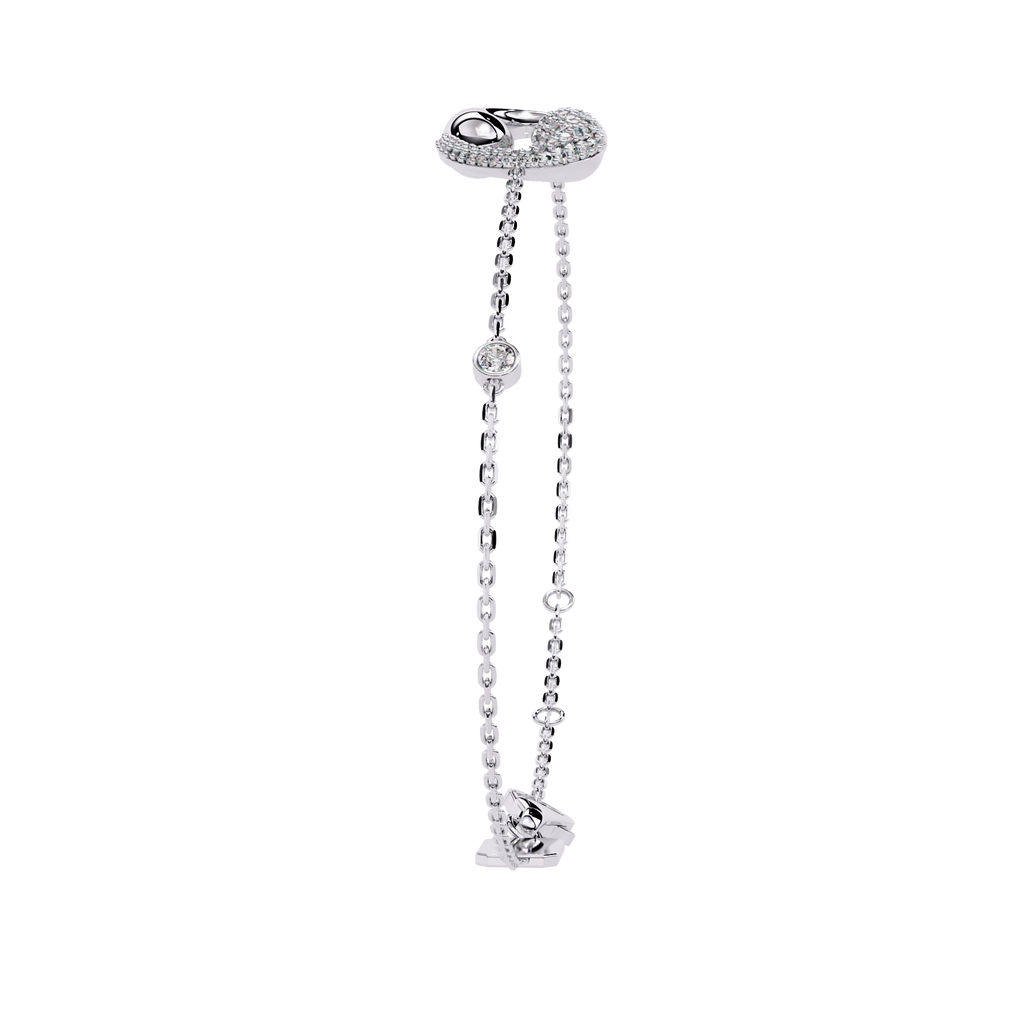 Drop Chain Diamond Bracelet