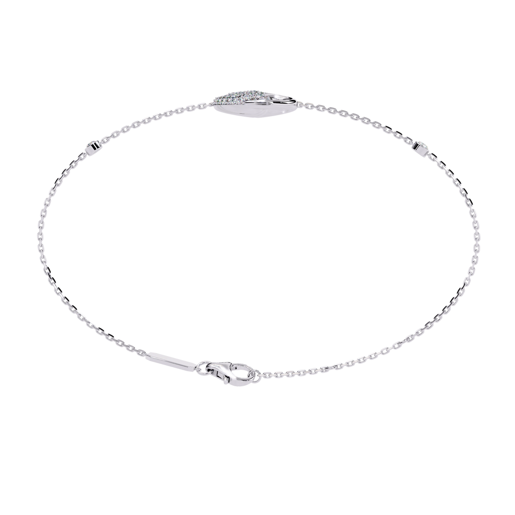 Drop Chain Diamond Bracelet