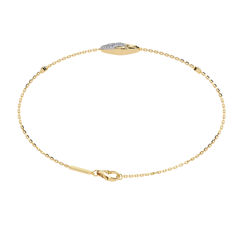 Drop Chain Diamond Bracelet