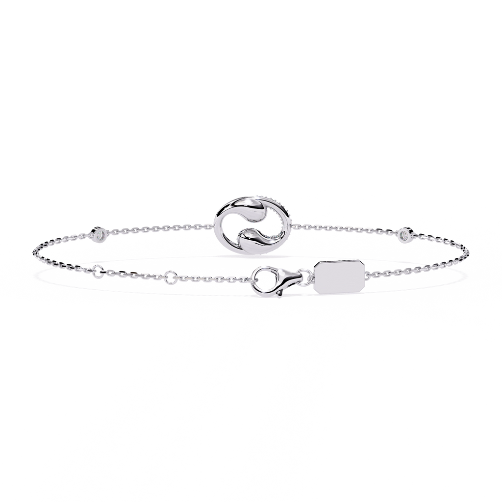 Drop Chain Diamond Bracelet