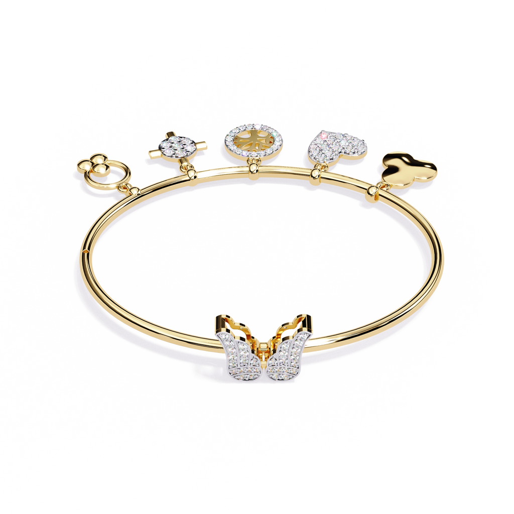 Charm Bangle Bracelet