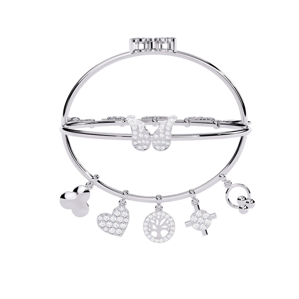 Charm Bangle Bracelet