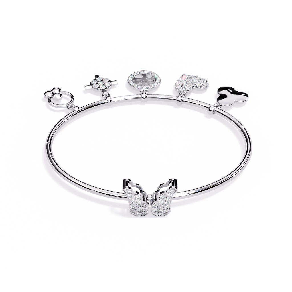 Charm Bangle Bracelet