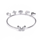Charm Bangle Bracelet