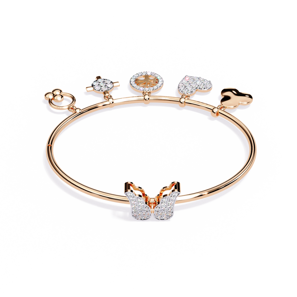 Charm Bangle Bracelet