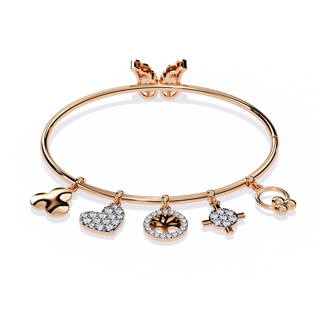 Charm Bangle Bracelet