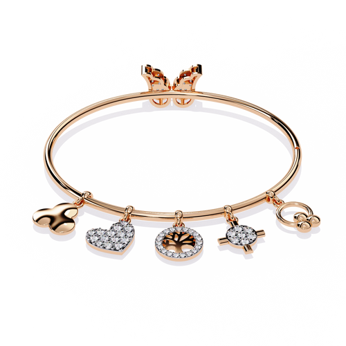 Charm Bangle Bracelet