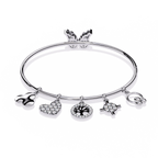 Charm Bangle Bracelet
