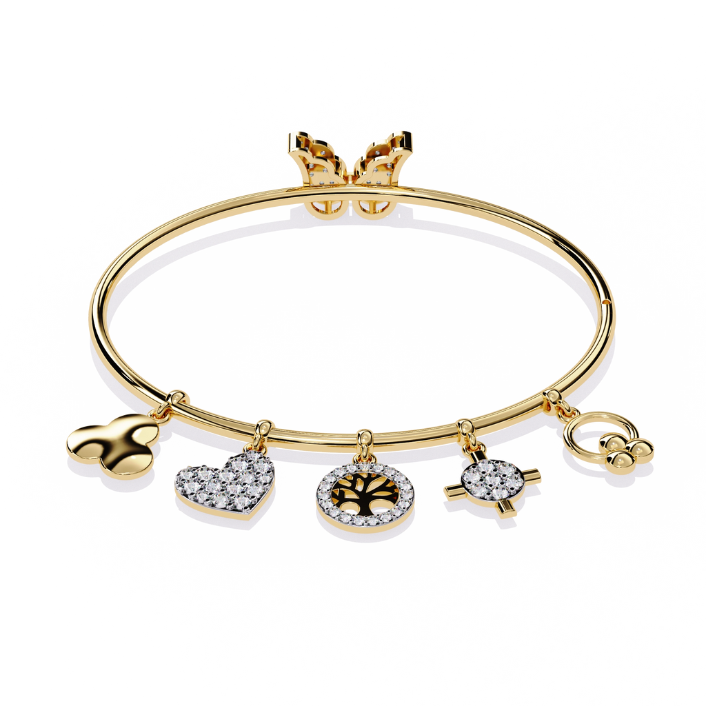 Charm Bangle Bracelet