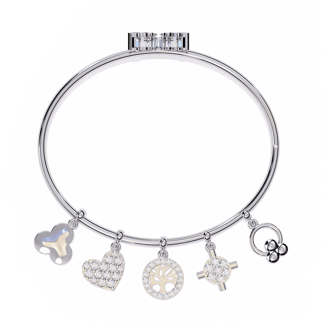 Charm Bangle Bracelet