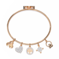 Charm Bangle Bracelet