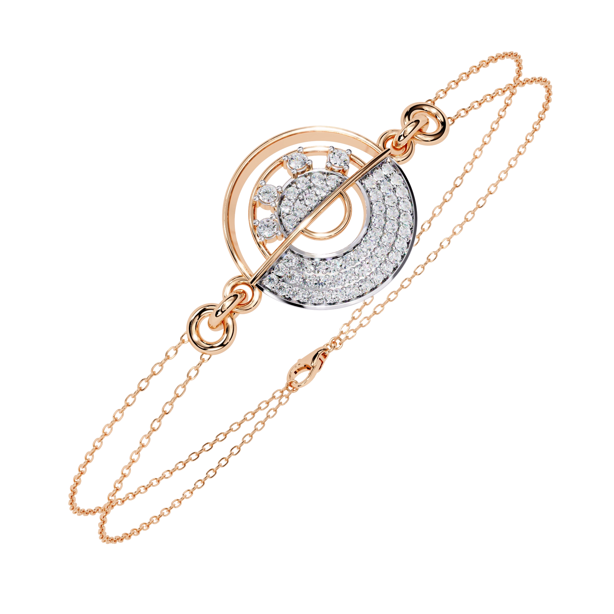 Circle Diamond Bracelet