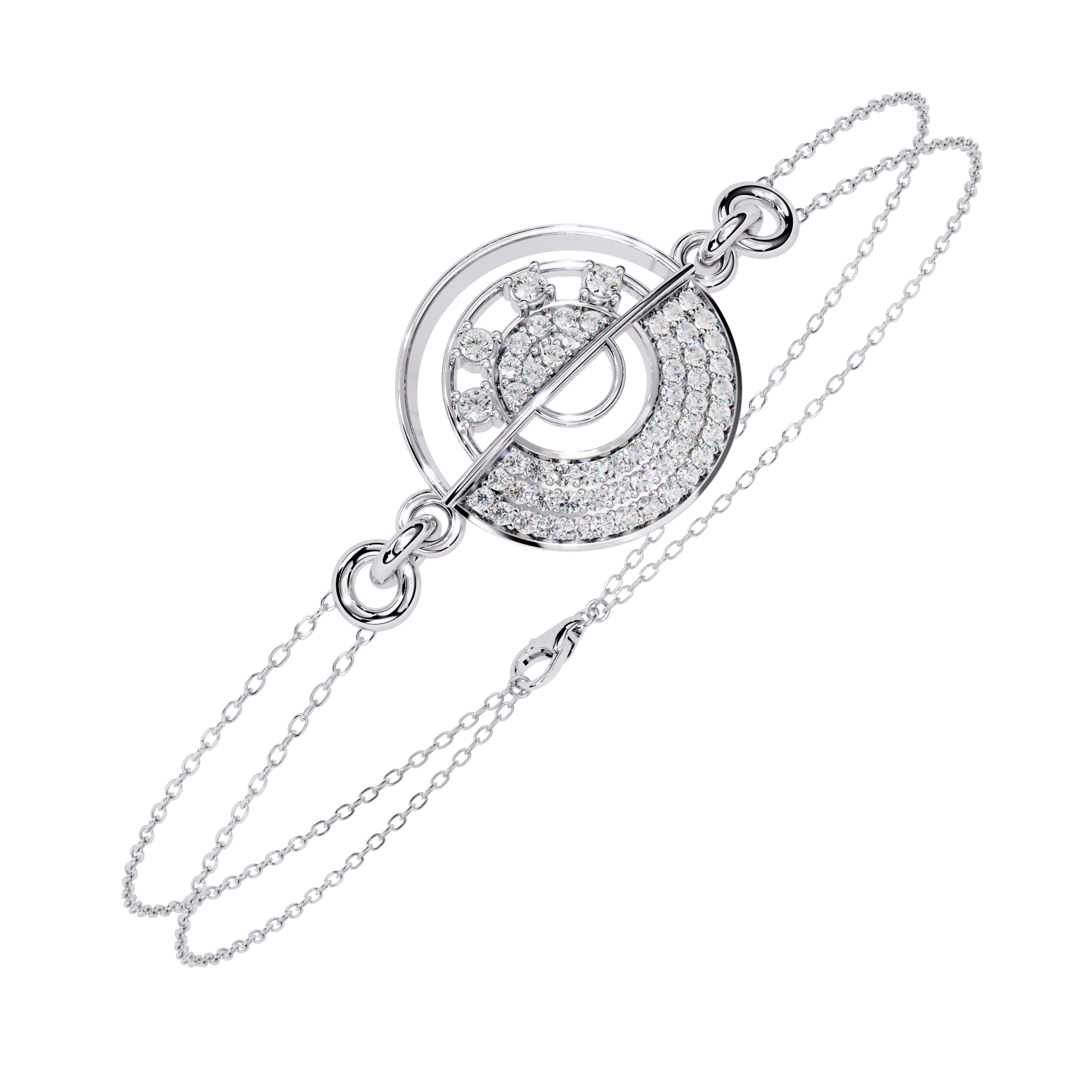 Circle Diamond Bracelet