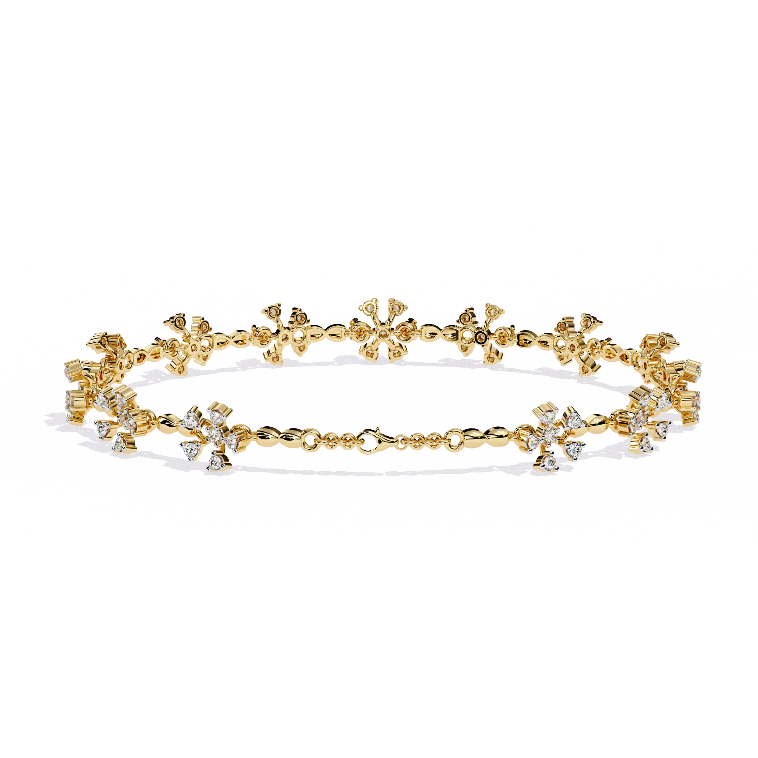 Floral Diamond Bracelet