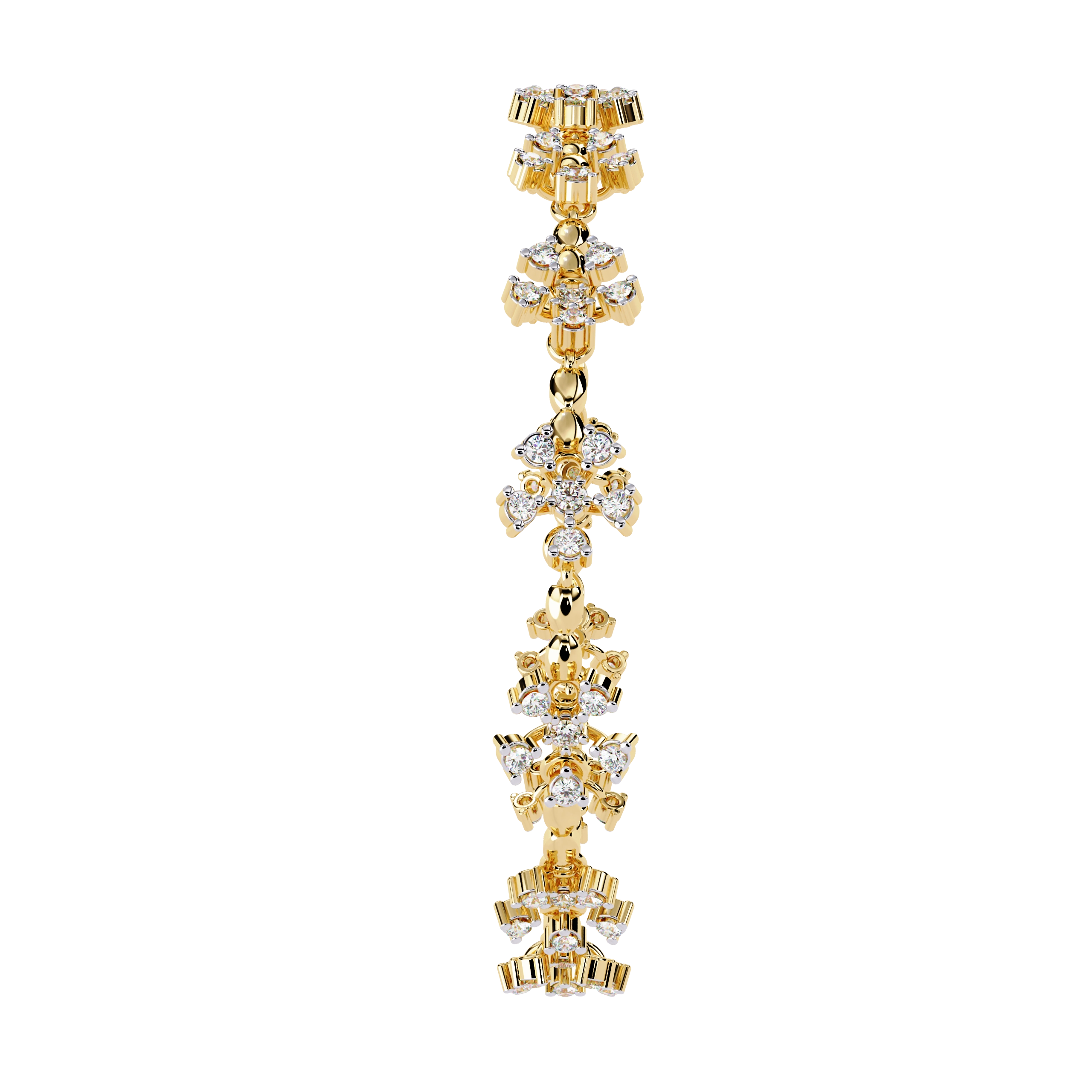 Floral Diamond Bracelet