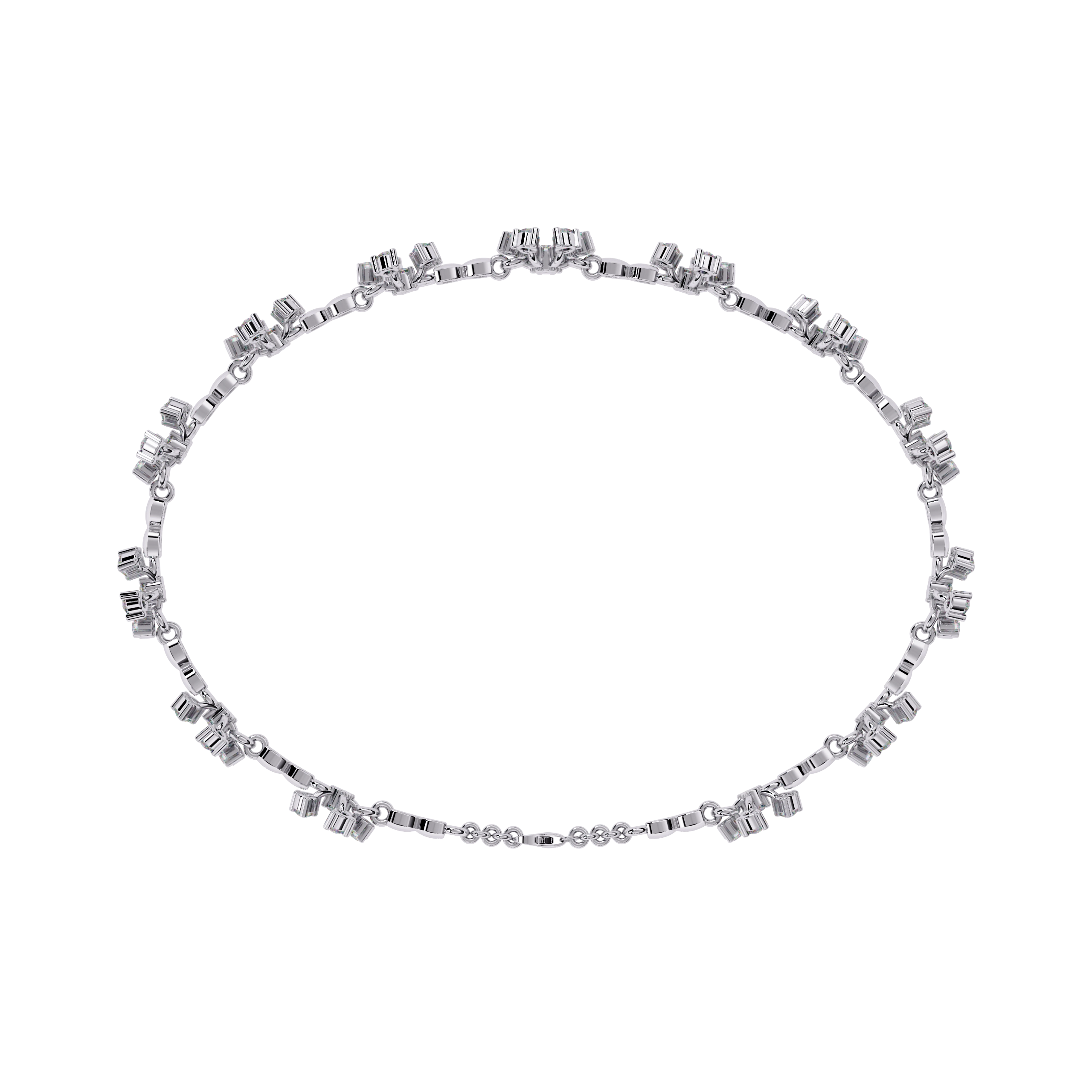 Floral Diamond Bracelet