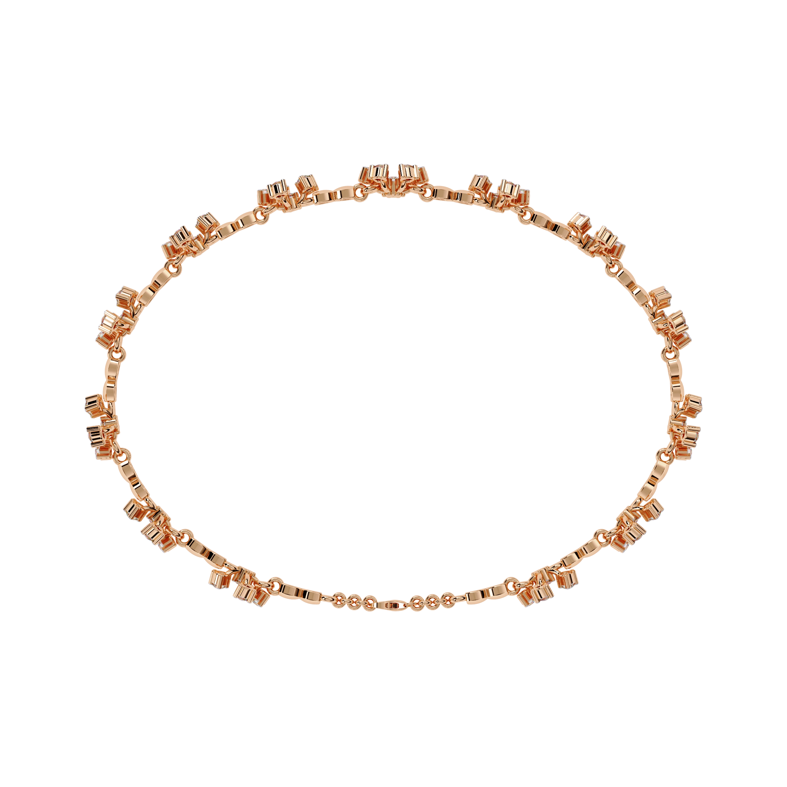 Floral Diamond Bracelet