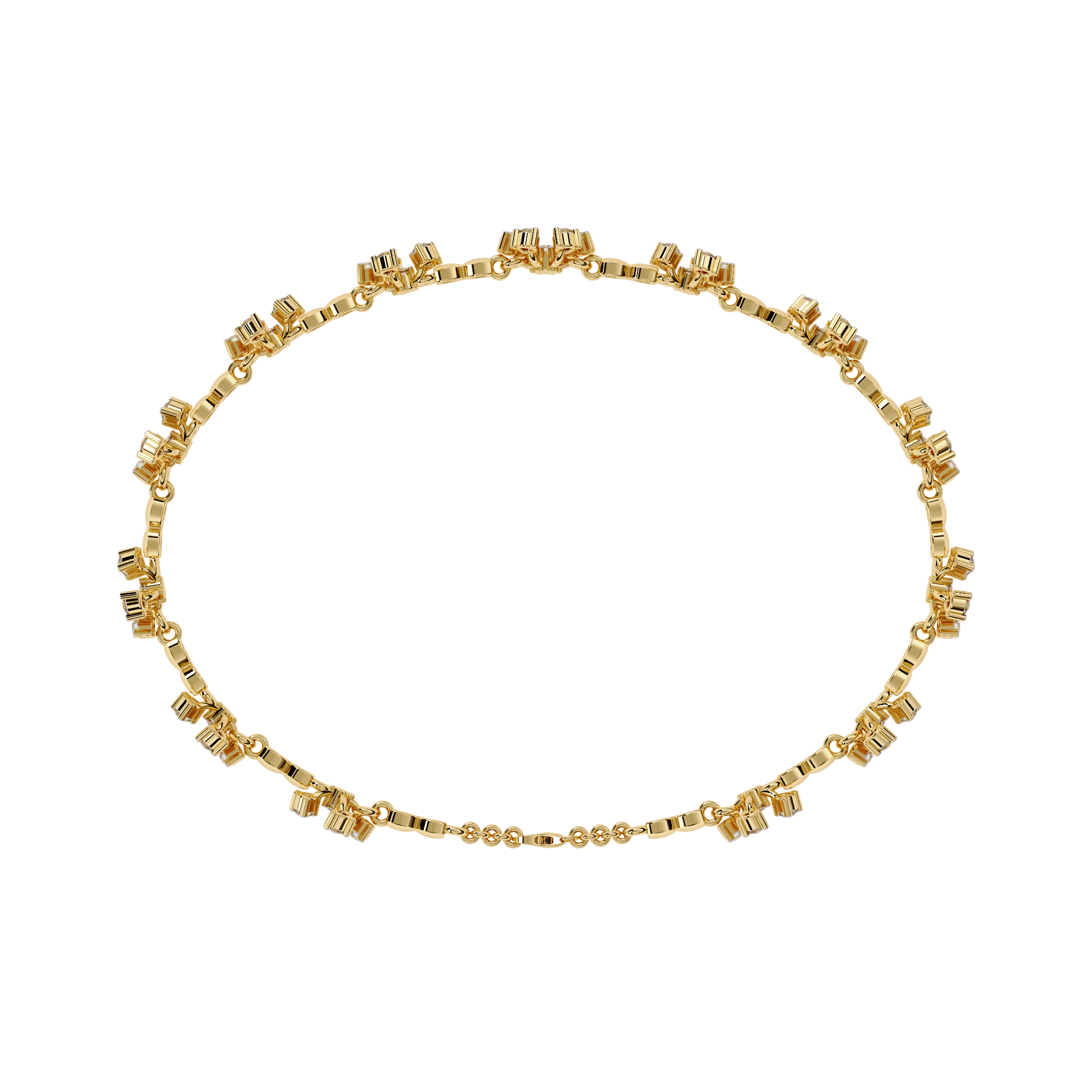 Floral Diamond Bracelet