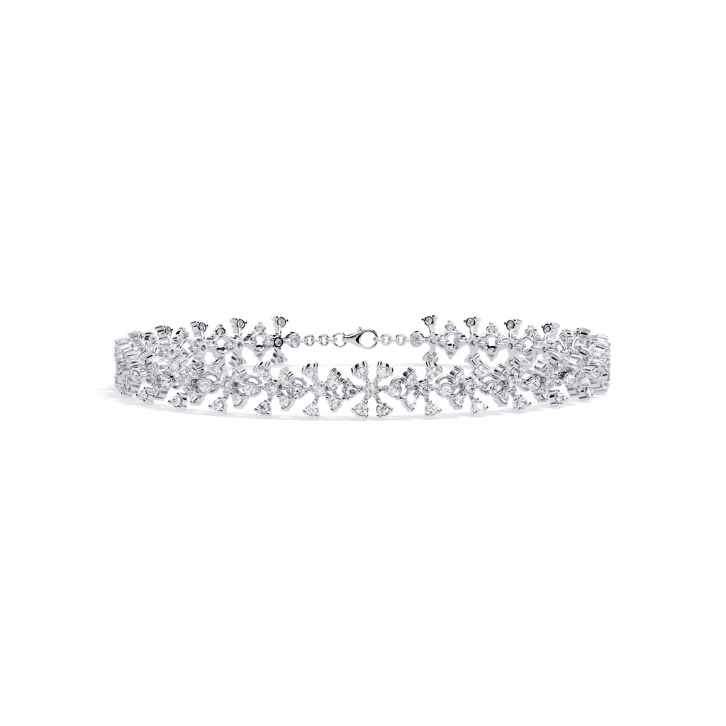 Multi-Row Diamond Bracelet